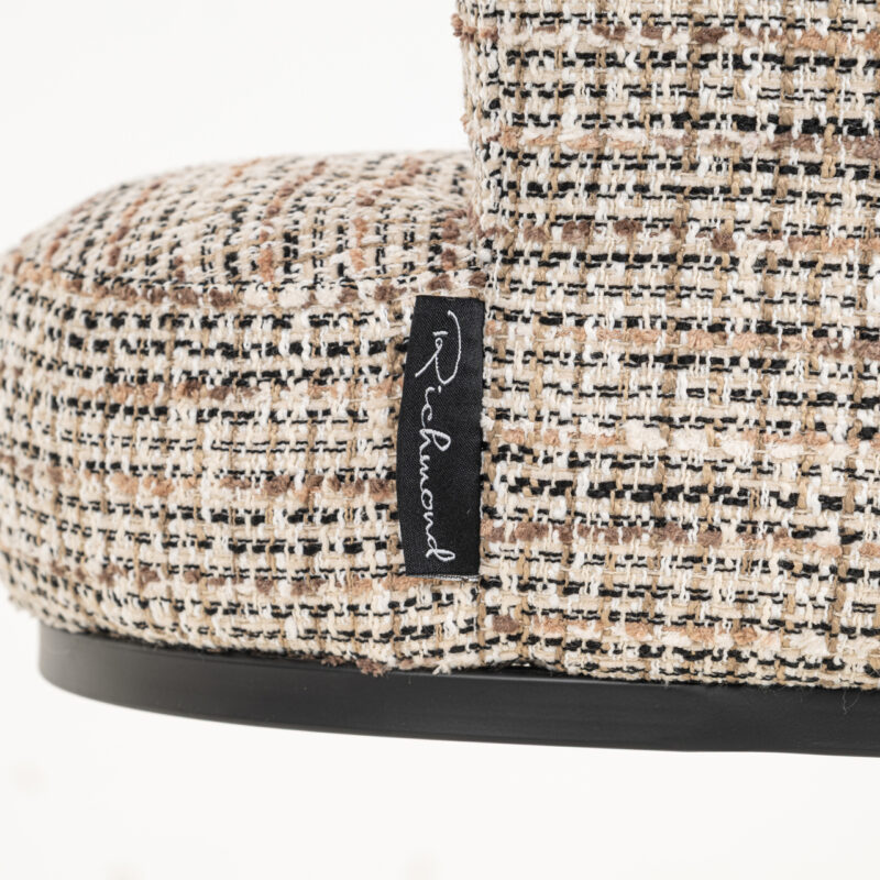 Eetkamerstoel Rochenne trendy nature swivel on wheels