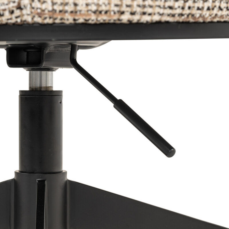 Eetkamerstoel Rochenne trendy nature swivel on wheels