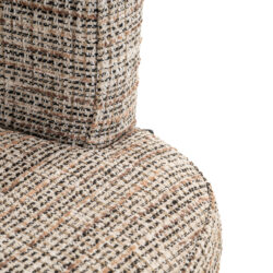 Eetkamerstoel Rochenne trendy nature swivel on wheels