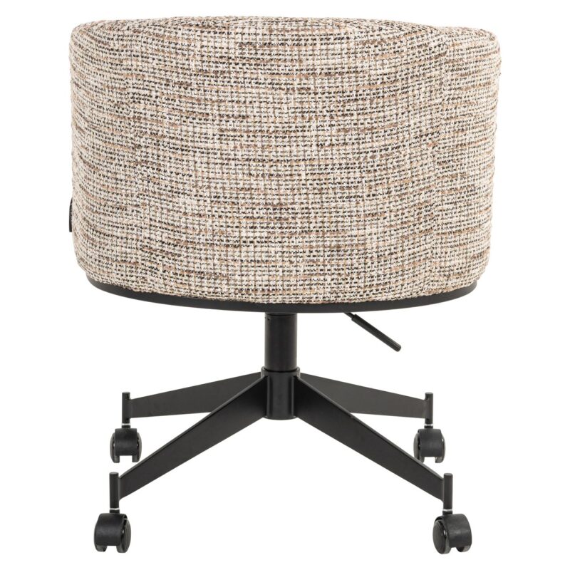 Eetkamerstoel Rochenne trendy nature swivel on wheels