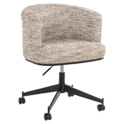 Eetkamerstoel Rochenne trendy nature swivel on wheels