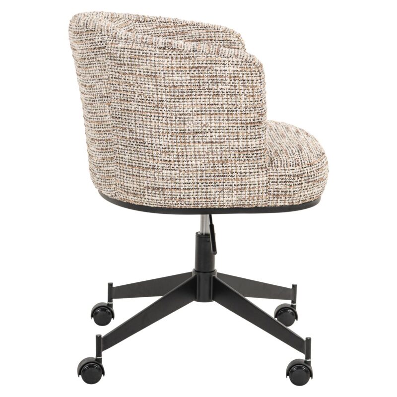 Eetkamerstoel Rochenne trendy nature swivel on wheels