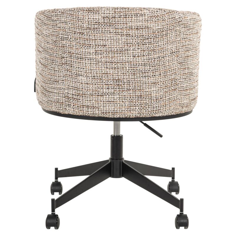 Eetkamerstoel Rochenne trendy nature swivel on wheels