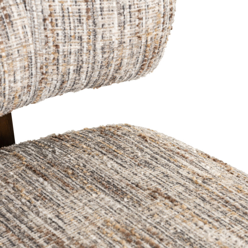 Lounge stoel Arabella greige coco