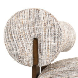 Lounge stoel Arabella vanuit boven, comfortabele zitting en rugleuning