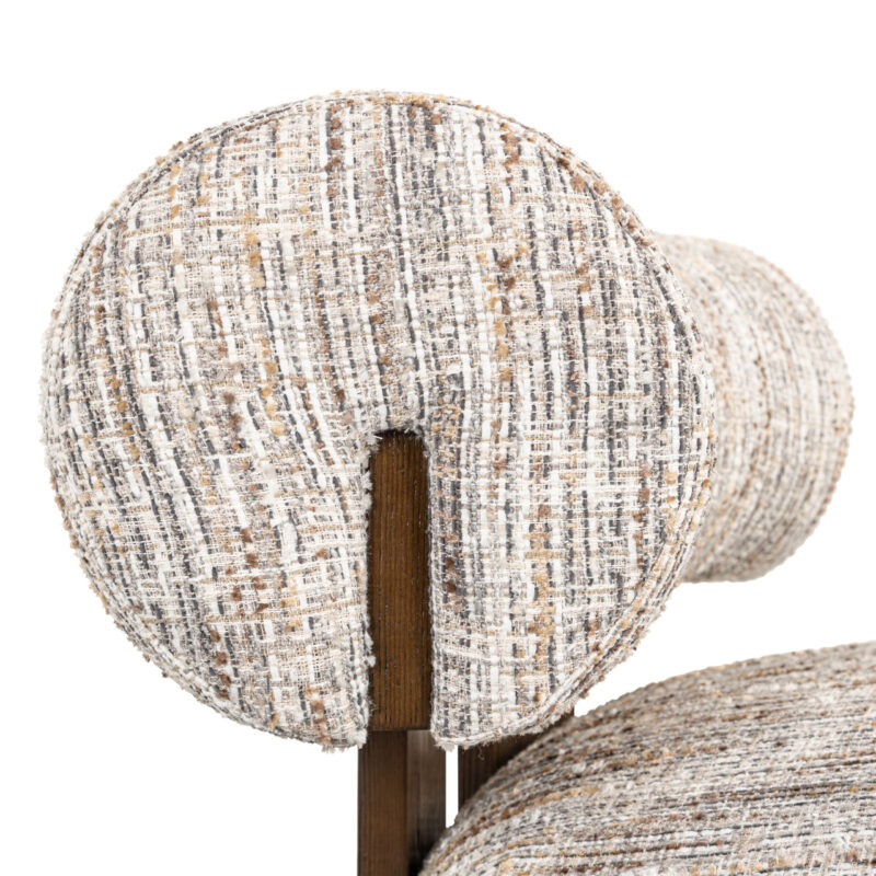 Lounge stoel Arabella vanuit boven, comfortabele zitting en rugleuning