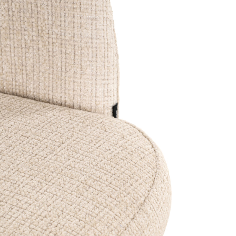 Barstoel Nikki niagara beige swivel fire retardant
