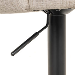 Barstoel Nikki niagara beige swivel fire retardant