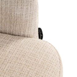 Eetkamerstoel Serenity niagara beige swivel fire retardant