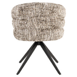 Eetkamerstoel Serenity brown omara swivel vanaf boven
