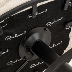 Barstoel Cheyenne beige graffic swivel