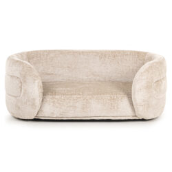 Handgemaakt hondenbed Bingo clay chenille, uniek en exclusief