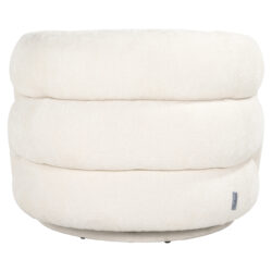 Lounge stoel Arcus white unicorn swivel