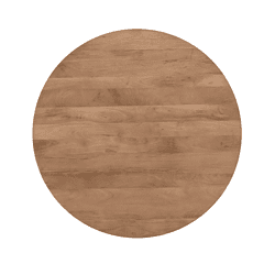 Eettafel Solana in naturel hout, 130 cm breed, perfect voor een moderne eetkamer. Duurzaam en stijlvol design, ideaal voor gezinsmaaltijden en gezellige bijeenkomsten.