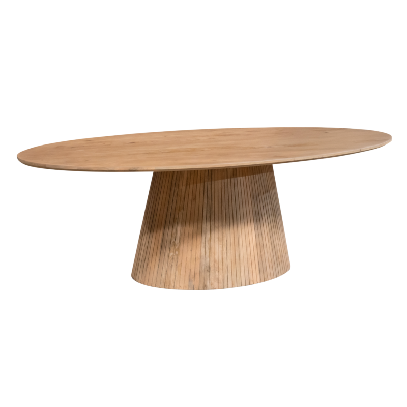 Eettafel Solana | 240 cm | Naturel | Ovaal