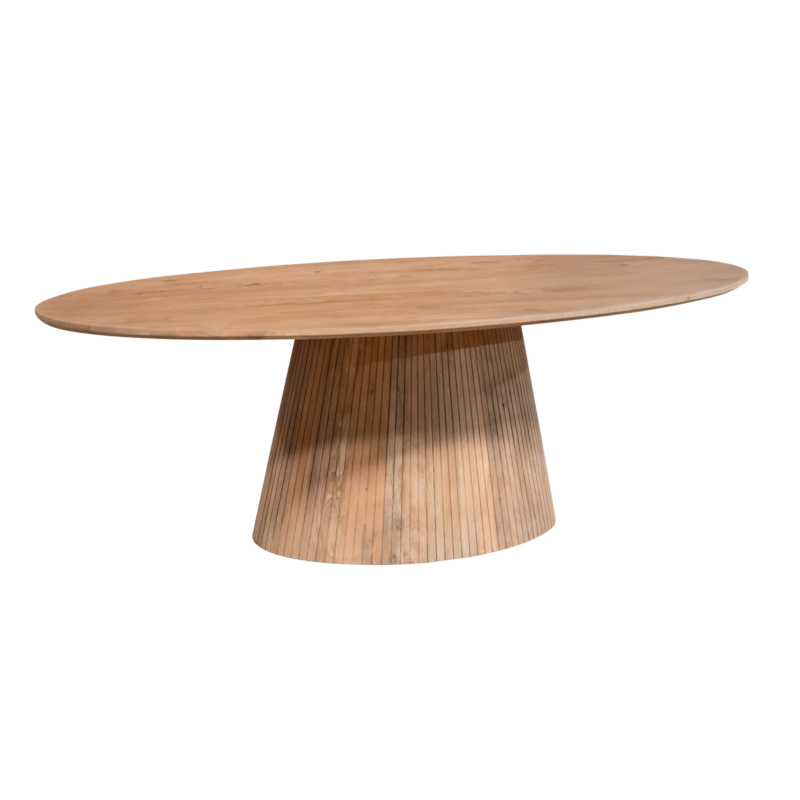 Eettafel Solana | 240 cm | Naturel | Ovaal