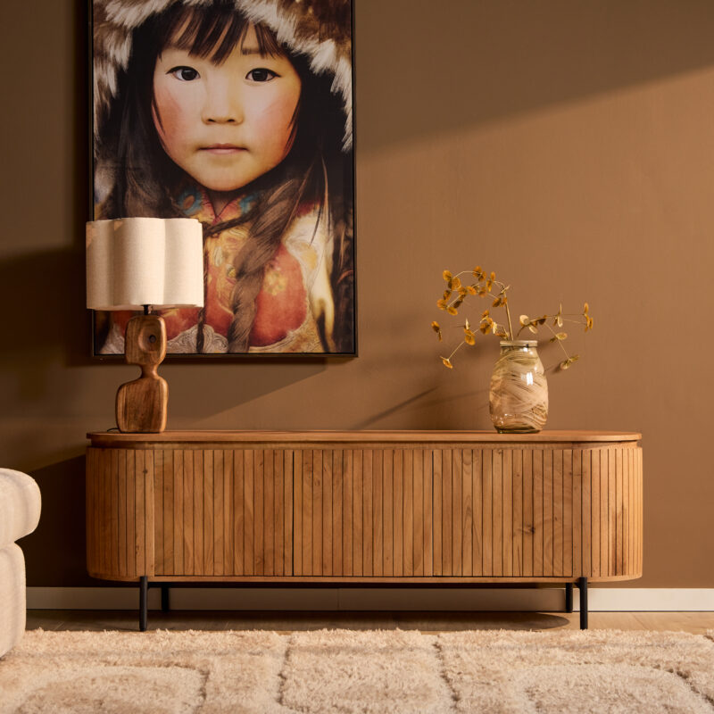 Tv meubel Solana in interieur, woonkamer