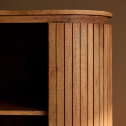 Wandkast Solana textuur mangohout