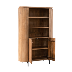 Wandkast Solana detail verticale lattenpatroon