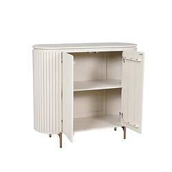 Moderne houten kast met schuifdeuren en open vakken, perfect voor woon- of slaapkamer, gemaakt van hoogwaardig hout, in een lichte afwerking.