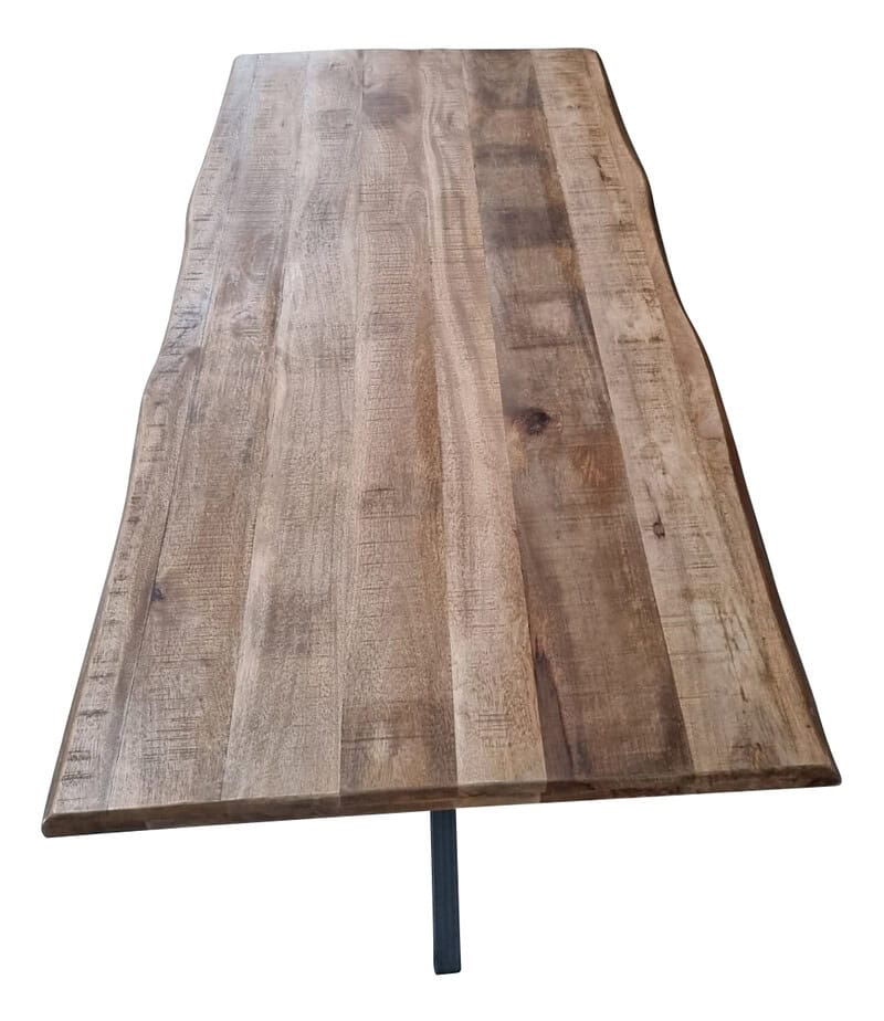 Boomstamtafel Boston Naturel Mangohout hoogte 76 cm