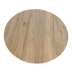 Eiken eettafel Ferris | Rond 110 cm | Naturel