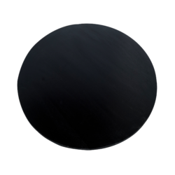 Eettafel Ferris in interieur, zwart eikenhout en stalen frame, modern en stoer