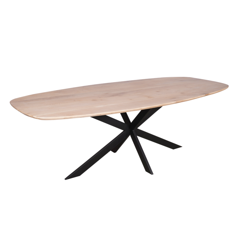 Eiken eettafel Ferris | Deens Ovaal 200 cm | Naturel