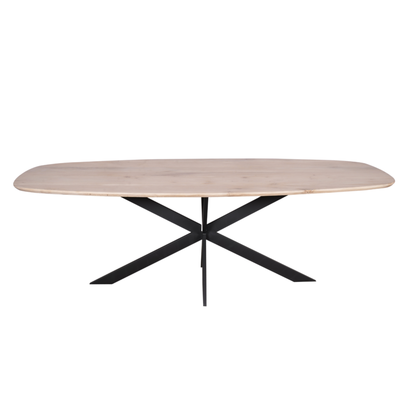 Eiken eettafel Ferris | Deens Ovaal 200 cm | Naturel