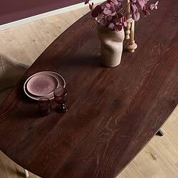 Textuur eiken tafelblad Ferris