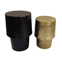 Moderne bijzettafels in zwart en goud, perfect voor stijlvolle woonruimtes en als bijzettafel bij de bank of stoel.