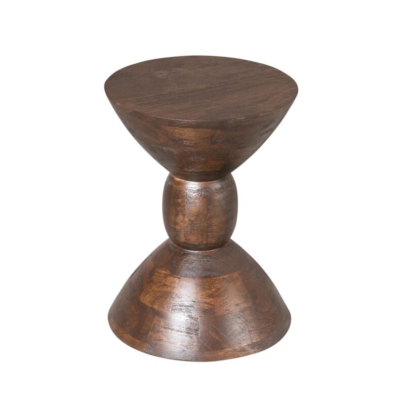 Bijzettafel Ron Bruin vanaf rechts, breedte 30 cm