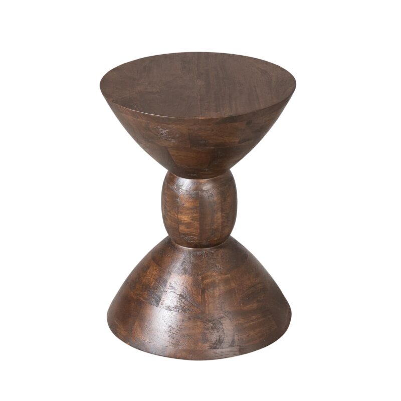 Bijzettafel Ron Bruin vanaf links, breedte 30 cm