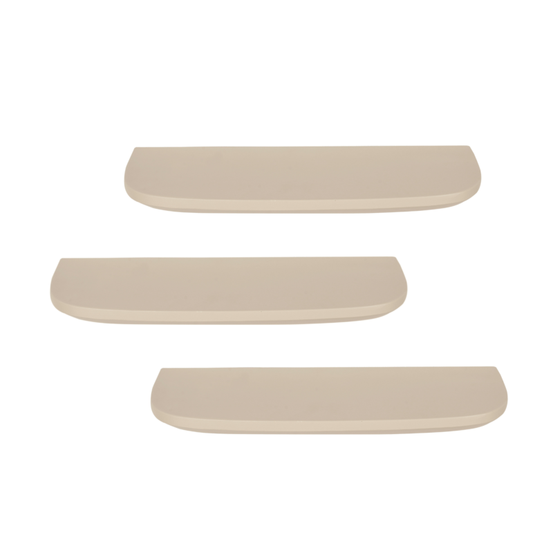 Perspectief van de Gusta wandplank van bovenaf