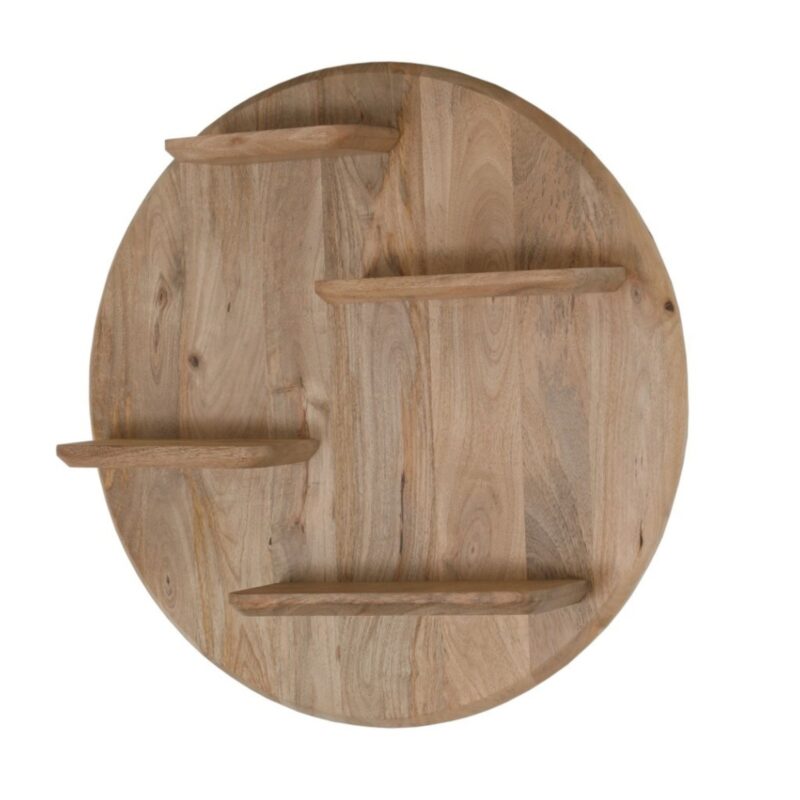 Wandrek Lena in woonkamer, licht mango, moderne stijl