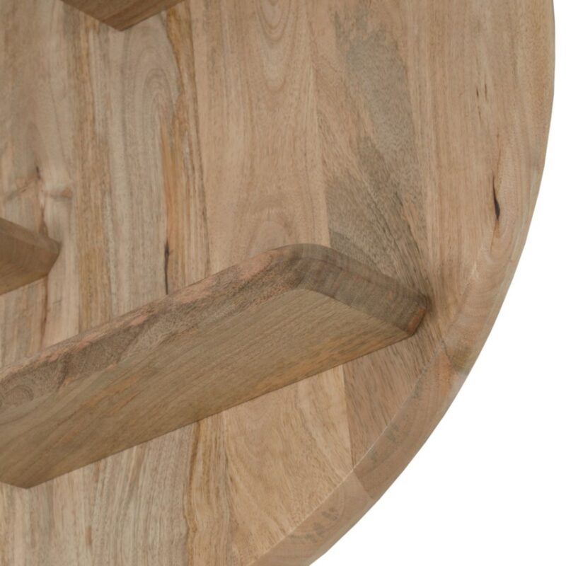 Wandrek Lena van boven, licht mango, ronde vorm