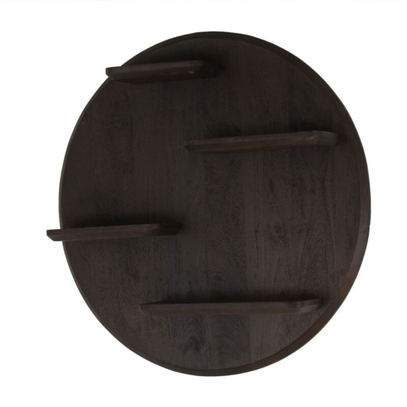 Wandrek Lena in woonkamer, bruin, moderne woondecoratie