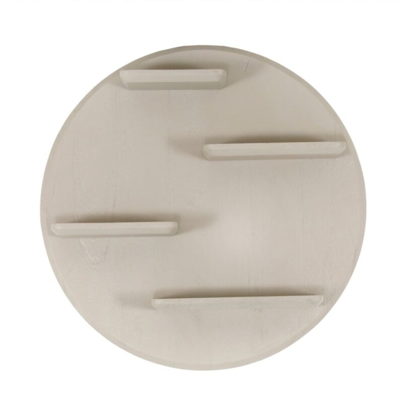 Detail wandrek Lena, zandkleur, ronde vorm