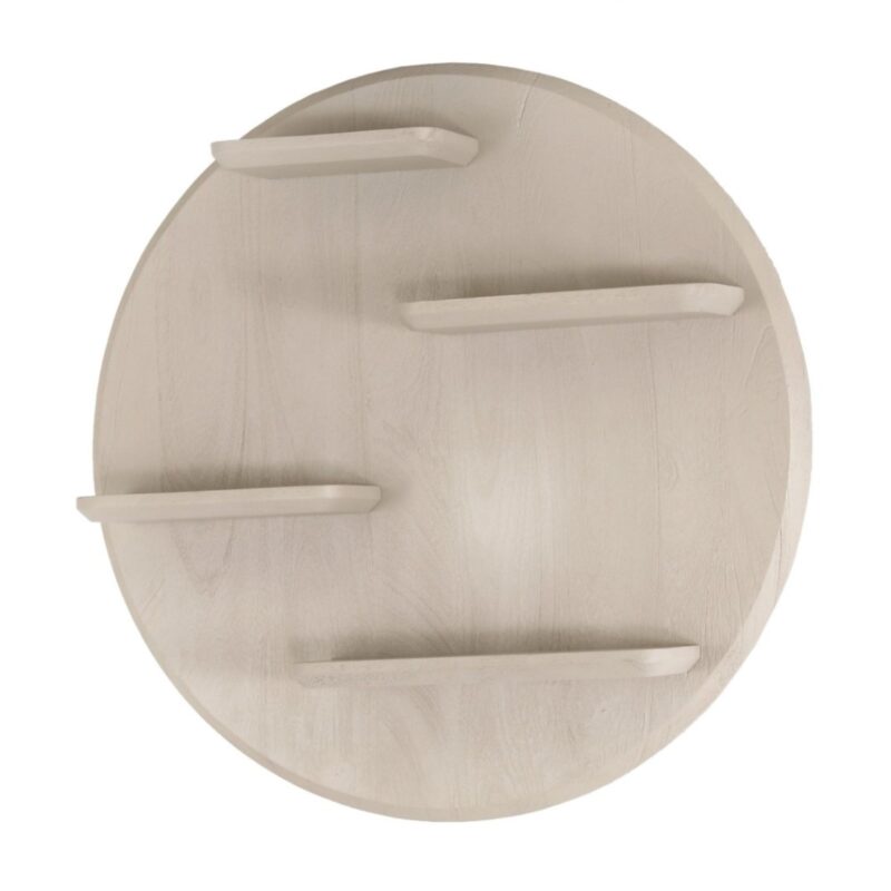 Wandrek Lena in interieur, zandkleur, woonkamer