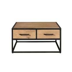 Mangohout tafelblad Salontafel Dakota, lichte finish