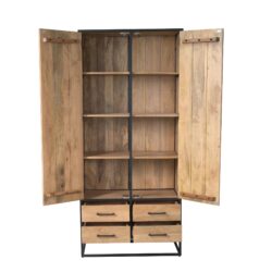 Kabinet Dakota in woonserie, interieur, massief mangohout