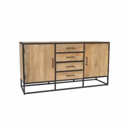 Dressoir Dakota textuur massief mangohout