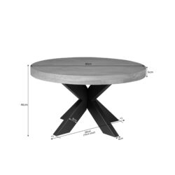Salontafel Dakota | 80 cm | Rond