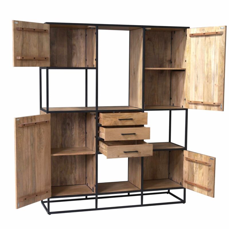 Vakkenkast Dakota Supreme XXL, interieur, lades en deuren