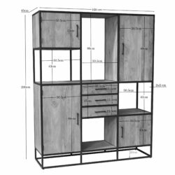 Vakkenkast Dakota Supreme XXL | 160 cm