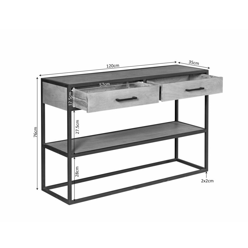 Sidetable Dakota | 120 cm