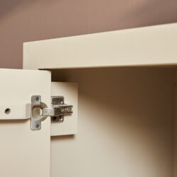 Textuur van mangohout van dressoir Brussel Sand