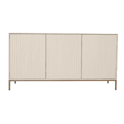 Elegant Madison Sand dressoir van 165 cm breed, perfect voor moderne interieurs en opbergruimte. Gemaakt van hoogwaardig materiaal met een strakke, minimalistische uitstraling.