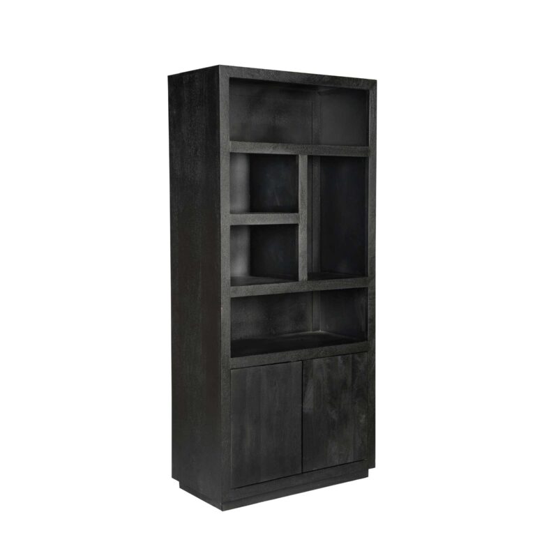 Vakkenkast Brussel Black | 90 cm