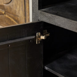 Vakkenkast Brussel Black | 90 cm